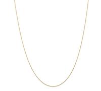 14k Oro Giallo 0.50mm Ciondolo Cavo Corda Catena con /