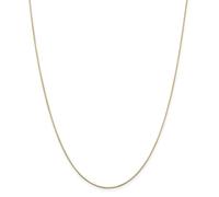 14k Oro Giallo 0.80mm Massiccio Ottagonale Serpente Catena Con / Gancio 35.6cm -