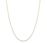 14k Oro Giallo 0.80mm Massiccio Ottagonale Serpente Catena Con / Gancio 35.6cm -