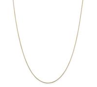 14k Oro Giallo 0.80mm Massiccio Ottagonale Serpente Catena Con / Gancio 35.6cm -