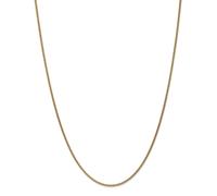 14k Oro Giallo 1.65mm Massiccio Lucidato Spiga Catena Con / a Moschettone 40.6cm
