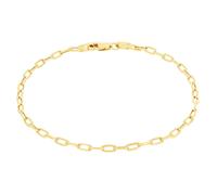 14k Oro Giallo 2mm Fermacarte Catena Cavo Rolo Link Bracciale da Donna 7 " 7.5 "