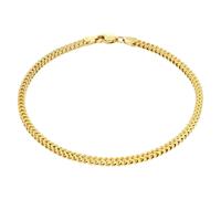 14k Oro Giallo 2mm Franco Scatola Quadrato Grano Foxtail Bracciale Catena 17.8cm