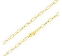 14k Oro Giallo 3mm Fermacarte Catena Rolo Dainy Cavo Link Collana Uomo Donna 24