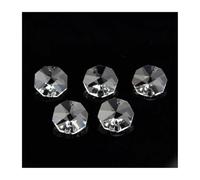 14mm 1000/2000 pezzi di cristallo K9 ottagonale perline trasparenti in 2 fori/1 foro perline di vetro perline sfuse for fili(1000pcs,1 hole)