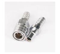 14mm Hose Barbs Brass Nickel Plated Fuel Line Gas Hose Quick Disconnect Coupler Marine Pipe Fitting Boat