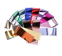 14pc Olographic Transfer Foil Metal Nail Art Effetto Specchio Charm Nail Foil Sticker Decalcomania Decalcomania Accessori Manicure Colore Casuale