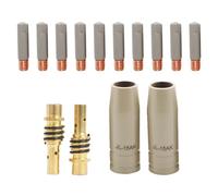 14Pcs 15AK Rivestimento Protezioni Ugello Rivestimento Proteggere Saldatura Strumento di Protezione Manicotto Punte