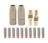 14Pcs 15AK Rivestimento Ugello di Saldatura con Rivestimento Protettivo Airless Protezioni Macchina Manicotto Protettivo Sostituzione