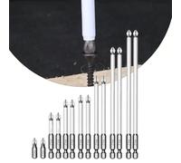 14pcs 25-150mm Antiscivolo Batch Head PH2 Croce 14pcs 25-150Mm Adatto per la Casa Le punte del cacciavite hanno magnetismo Adottare Avanzato Lega Acciaio