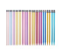 14PCS Acciaio Inox Lavoro a Maglia Aghi Set Appuntito Aghi Uncinetto