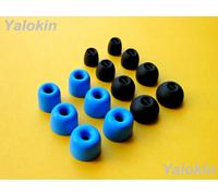 14pcs (Blmf-Bn) Memory Foam & Rotondo Punte per Sennheiser Sport Cx + Momentum 2