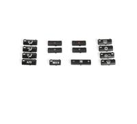 14PCS Console AC Riscaldatore Clima Interruttore Controllo A Chiave Aria Condizionata Pulsante Copertura Per BMW Serie 5 E39 X5 E53 525 530 540 M5 Bocchetta Dell'aria Condizionata