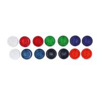 14pcs Effect Guitar Pedal Switch Toppers | Tappi protettori per impugnatura sicuri per bassi/looper/sintonizzatore | Uso colorato in fase con area touch migliorata | Materiale