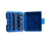 14Pcs Handheld Tool Star Socket Bit Set Star Socket E Security Bit Drive Automotive Repair Combinazione Set Strumento E Chiave