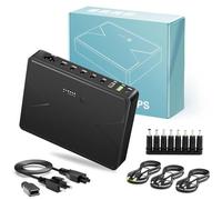 14PCS Mini UPS 20000mAh Batteria di Backup di Alimentazione di | PD65W & QC3.0 DC Surge Protector per Compute, 74Wh Litio Gruppo di continuità per WiFi Router Telefono Camera