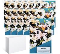 14pcs Profuma Armadio Vestiti, Profumatori Armadio e Cassetti, Profumatore Auto, Profumo Aromi Sacchetti Lavanda Profumati per Armadio Cassetti Armadietti, Scarpiera Deodorante Armadio (Giglio)