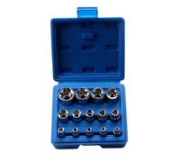 14pcs Set Presa A Stella Femmina E E4-E24 Drive E-Star ESTER ESTERNO CHIUSI GIODA STRUMAMENTO RIPARAZIONE DELLA TESTA STRUMATO SETTA CHE TRATTATO