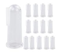 14pcs Spazzolini da denti in silicone morbido per animali domestici, spazzolino da denti per cani, spazzolino da denti per gatti, detergente per animali domestici