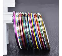 14pcs Tinsel Fly Tying Materiale Rotolo Olografico Lucido Line Tape per Streamer Mosche e Ninfa Modelli di Pesca Artigianato Forniture