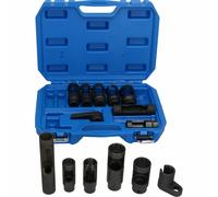 14pz Iniettore Diesel Lambda Sensore Ossigeno Prese Remover Installatore 1/2"...