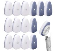 14pz Ricariche Spugne Bacchette Piatti per Scrub Daddy Dish Daddy, Testine Ricambio Antigraffio Resistenti per Pulizia Fornelli Griglie e Bagni(Solo Testine in Spugna)