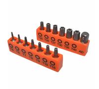 14pz/Set 25mm✅ per punte Cacciavite per torx con Foro T5-T40 Avvitatore