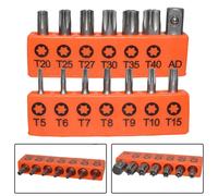14pz/Set 25mm✅ per punte Cacciavite per torx con Foro T5-T40 Avvitatore