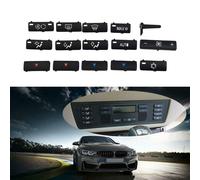 14pz/Set Pulsanti Climatizzatore Auto Manopola Controllo Clima per E53 E39