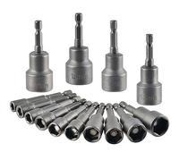 14Pzs Bussole per Avvitatore 6-19MM TIMESETL Set Bussola Avvitatore 1/4 Set Chiavi a Bussola per Avvitatore Magnetiche Bussole per Avvitatore Calamita Inserti Bussola Avvitatore Esagonale