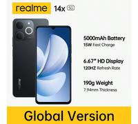 14X 5G 6GB+128GB|8GB+256GB Smartphone sbloccato a livello globale, alimentato dal chipset 5G MediaTek Dimensity 6300, display FHD+ da 6,67" a 120Hz con protezione per gli occhi, batteria da 6000mAh co