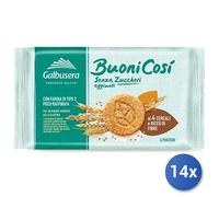 14x Bundle Galbusera Biscotti Buoni Cosi Cereal Senza Zuccheri