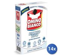 14x Bundle Omino Bianco Vivo Smacchiatore 500 Grammi Extra Sbiancante Made In