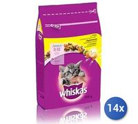 14x Bundle Whiskas Fagottini Busta 300 Grammi Junior Pollo