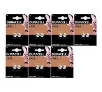 14X Duracell LR43 186 V12GA (7 Blister Da 2 batterie) 14 Pile