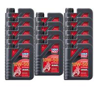 14X Liqui Moly Moto 4T Sintetico Olio Motore Offroad Race 10W-50 Moto 1L