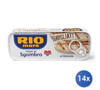 14x Multipack Rio Mare Sgombro Grigliato Naturale Gr 120