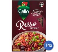 14x Multipack Riso Gallo Rosso Integrale Gr 500