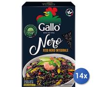 14x Multipack Riso Gallo Venere Nero Gr 500