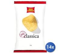 14x Multipack San Carlo Patatine Classiche Gr 190