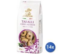 14x Multipack Taralli Fiore Di Puglia Cipolla Oliv Gr 250
