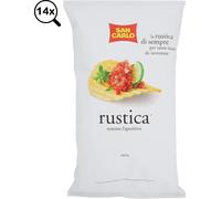 14x San Carlo Rustica Classica 190g - Patatine Croccanti per Bar e Aperitivi