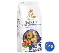 14x Taralli Fiore Di Puglia Mediterraneo Gr 250