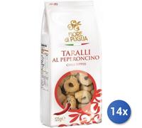 14x Taralli Fiore Di Puglia Peperoncino Gr 250