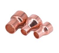 15 16 19 22 28 32 38mm a 6,35 8 10 12,7 15 16 19 22mm ID rame estremità alimentazione saldatura riduttore riduzione raccordo idraulico accoppiatore(25.4mm To 12.7mm)