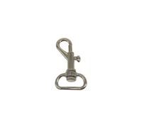 15/19mm Aragosta Molletta Argento Metallo Portachiavi Girevole Clip Bag Craft