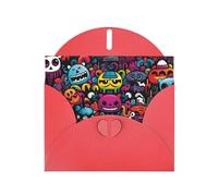 15,2 x 10,2 cm. Bambole stravaganti. Biglietto di auguri con busta, adatto per auguri di compleanno, congratulazioni di nozze