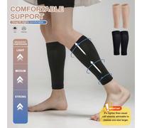 15-20mmHg Maniche di compressione per polpacci confortevoli, adatte per sport, cura, viaggi e voli, calze di compressione senza piede unisex L,M,SBlocchi di coloreTessuto