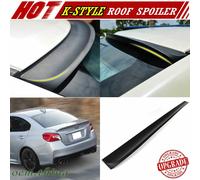 15-21 Fit FOR SUBARU WRX STI 4th Rear Roof Window Spoiler K Style Sport Painted