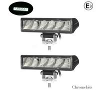 15.2cm 12-24V LED Work Luce Barra X2 Faretto Pois Combo Guida Lampada Auto SUV